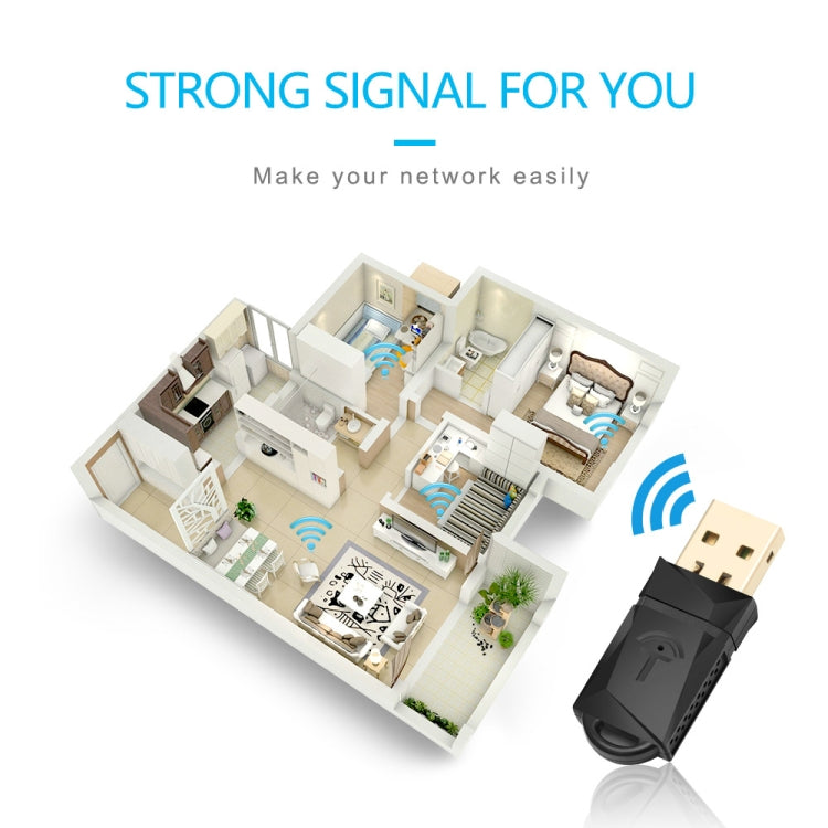 อะแดปเตอร์ WiFi USB Rocketek RT-WL3 ความเร็ว 300 Mbps 802.11 n/a/g