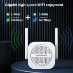 COMFAST CF-WR765AC รีพีตเตอร์ไร้สายดูอัลแบนด์ 1200Mbps พร้อมเสาอากาศภายนอก, CF-WR765AC