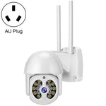 Tuya QX56 กล้อง IP ไร้สาย 2.4G กันน้ำ IP66 ความละเอียด 3 ล้านพิกเซล รองรับ Amazon Alexa & Google Home & การตรวจจับการเคลื่อนไหว & เสียงสองทาง & การมองเห็นกลางคืนสีเต็มรูปแบบ & การ์ด TF, ปลั๊ก EU, รองรับ Amazon Alexa & Google Home