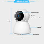 กล้อง IP WiFi หมุนก้มเงย ความละเอียด 3.0MP รุ่น YT24 V380 รองรับการ์ด TF, สื่อสารสองทาง, ตรวจจับการเคลื่อนไหว และกล้องมองกลางคืน