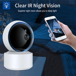 กล้อง IP WiFi หมุนรอบ 360 องศา ความละเอียด 3.0MP รุ่น YT50-2 รองรับการ์ด TF, สื่อสารสองทาง, ตรวจจับการเคลื่อนไหว และกล้องมองกลางคืน