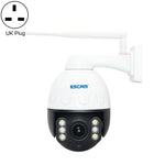 กล้อง IP กันน้ำ ESCAM Q5068 H.265 5MP Pan / Tilt / ซูม 4X WiFi รองรับ ONVIF สองทางพูดคุย & กล้องกลางคืน, ปลั๊ก AU, ปลั๊ก UK, ปลั๊ก US, ปลั๊ก EU, ปลั๊ก AU