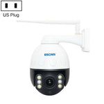 กล้อง IP กันน้ำ ESCAM Q5068 H.265 5MP Pan / Tilt / ซูม 4X WiFi รองรับ ONVIF สองทางพูดคุย & กล้องกลางคืน, ปลั๊ก AU, ปลั๊ก UK, ปลั๊ก US, ปลั๊ก EU, ปลั๊ก AU