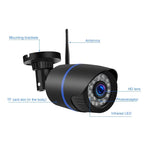 Q4 กล้อง IP ไร้สาย 2.0 ล้านพิกเซล 1080P HD รองรับการตรวจจับการเคลื่อนไหว & เสียงสองทาง & กล้องกลางคืนอินฟราเรด & การ์ด TF, ปลั๊ก US, Q4
