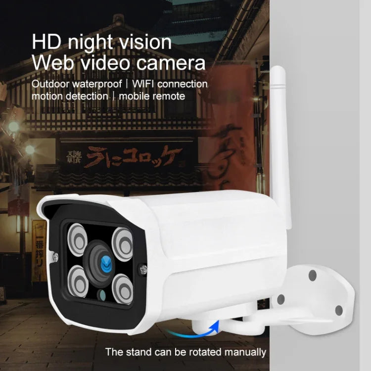 กล้อง IP ไร้สาย Q8 1080P HD รองรับการตรวจจับการเคลื่อนไหว & กลางคืนอินฟราเรด & การ์ด TF, ปลั๊ก AU, Q8