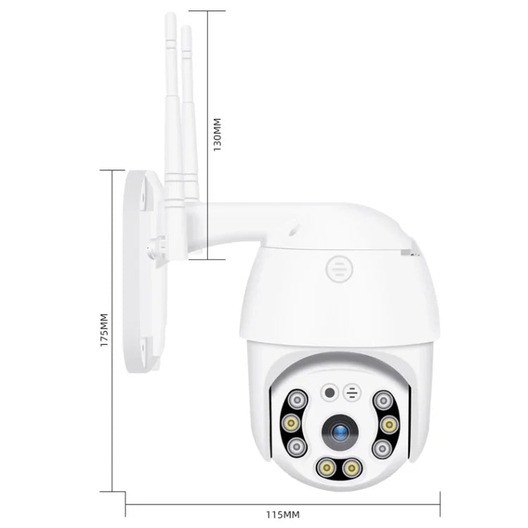 QX21 กล้อง IP WiFi 1080P HD รองรับการมองเห็นกลางคืน & ตรวจจับการเคลื่อนไหว & เสียงสองทาง & การ์ด TF, ปลั๊ก AU, รุ่น QX21