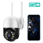 กล้อง IP WiFi QX29 3.0MP HD, รองรับการมองเห็นในที่มืด & ตรวจจับการเคลื่อนไหว & สองทางเสียง & การ์ด TF, ปลั๊ก AU, QX29