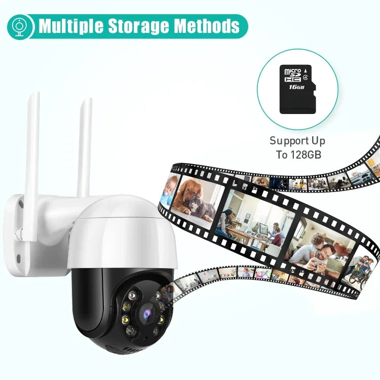 กล้อง IP WiFi QX29 3.0MP HD, รองรับการมองเห็นในที่มืด & ตรวจจับการเคลื่อนไหว & สองทางเสียง & การ์ด TF, ปลั๊ก AU, QX29
