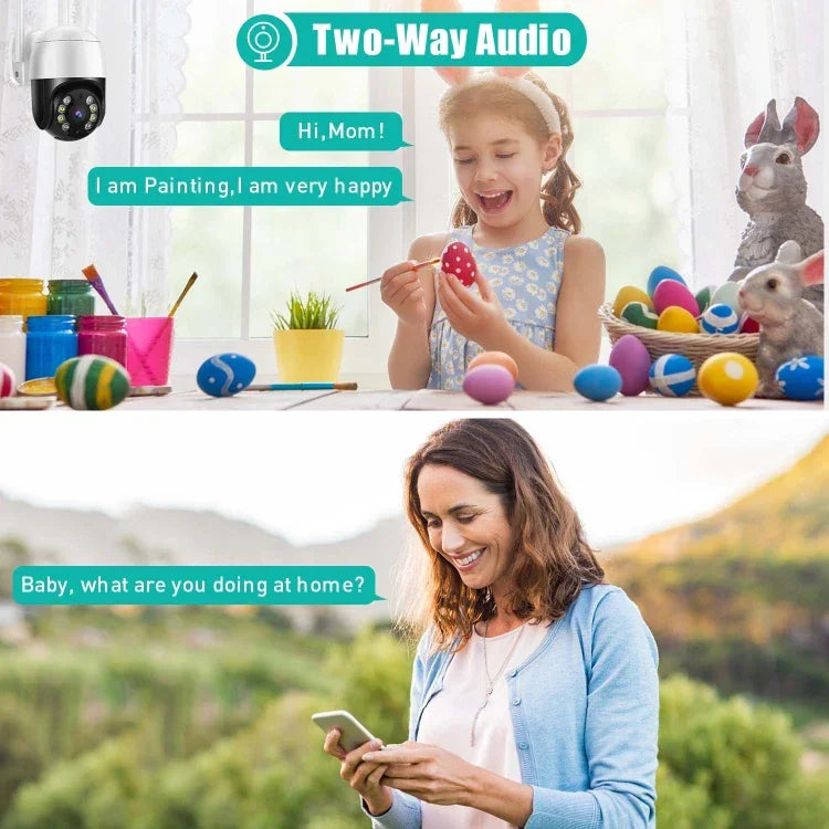 กล้อง IP WiFi QX29 3.0MP HD, รองรับการมองเห็นในที่มืด & ตรวจจับการเคลื่อนไหว & สองทางเสียง & การ์ด TF, ปลั๊ก AU, QX29