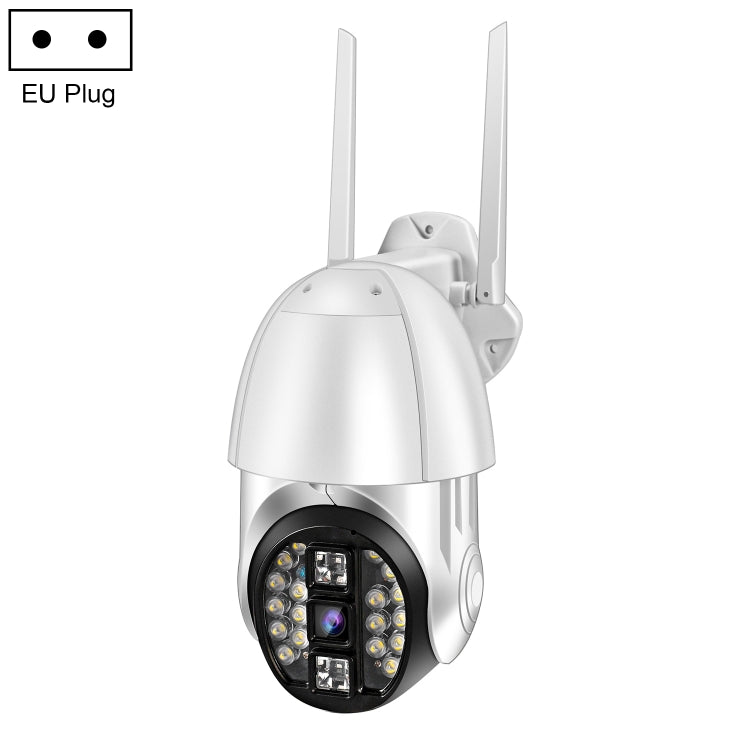 QX33 กล้องพาโนรามา PTZ 360 องศา ความละเอียด 1080P WIFI, รองรับภาพสีเต็มรูปแบบกลางวันและกลางคืน & สื่อสารสองทาง & แจ้งเตือนตรวจจับการเคลื่อนไหว & เล่นวิดีโอ & การ์ด TF 64GB, ปลั๊กออสเตรเลีย, QX33