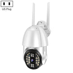 QX33 กล้องพาโนรามา PTZ 360 องศา ความละเอียด 1080P WIFI, รองรับภาพสีเต็มรูปแบบกลางวันและกลางคืน & สื่อสารสองทาง & แจ้งเตือนตรวจจับการเคลื่อนไหว & เล่นวิดีโอ & การ์ด TF 64GB, ปลั๊กออสเตรเลีย, QX33