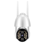 QX33 กล้องพาโนรามา PTZ 360 องศา ความละเอียด 1080P WIFI, รองรับภาพสีเต็มรูปแบบกลางวันและกลางคืน & สื่อสารสองทาง & แจ้งเตือนตรวจจับการเคลื่อนไหว & เล่นวิดีโอ & การ์ด TF 64GB, ปลั๊กออสเตรเลีย, QX33