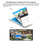 กล้อง PTZ WIFI QX36 1080P 3.0MP เลนส์ 3.6 มม. กันน้ำ IP65 หมุน 360 องศา รองรับภาพสีเต็มรูปแบบกลางวันและกลางคืน, สื่อสารสองทาง, ตรวจจับมนุษย์, เล่นวิดีโอซ้ำ, การ์ด TF 128GB, ปลั๊กออสเตรเลีย, QX36