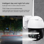 กล้อง PTZ WIFI QX36 1080P 3.0MP เลนส์ 3.6 มม. กันน้ำ IP65 หมุน 360 องศา รองรับภาพสีเต็มรูปแบบกลางวันและกลางคืน, สื่อสารสองทาง, ตรวจจับมนุษย์, เล่นวิดีโอซ้ำ, การ์ด TF 128GB, ปลั๊กออสเตรเลีย, QX36