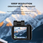 กล้องมินิ Y3000 ความละเอียด 1080P HD พร้อมหน้าจอ กล้องดิจิตอลพกพาแนวย้อนยุค สำหรับเดินทาง Vlog นักเรียน กล้องขนาดเล็ก Y4000