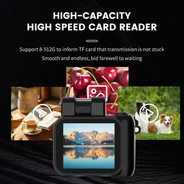 กล้องมินิ Y3000 ความละเอียด 1080P HD พร้อมหน้าจอ กล้องดิจิตอลพกพาแนวย้อนยุค สำหรับเดินทาง Vlog นักเรียน กล้องขนาดเล็ก Y4000