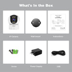 ระบบกล้องรักษาความปลอดภัยบ้านไร้สาย SriHome SH046 ความละเอียด 4.0 ล้านพิกเซล FHD ประหยัดพลังงาน, SH046