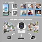 ระบบกล้องรักษาความปลอดภัยบ้านไร้สาย SriHome SH046 ความละเอียด 4.0 ล้านพิกเซล FHD ประหยัดพลังงาน, SH046