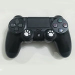 ซิลิโคนปกป้องจอยสติ๊กลายตีนแมวน่ารัก 4 ชิ้น สำหรับจอยเกม PS4 / PS3 / PS2 / XBOX360 / XBOXONE / WIIU