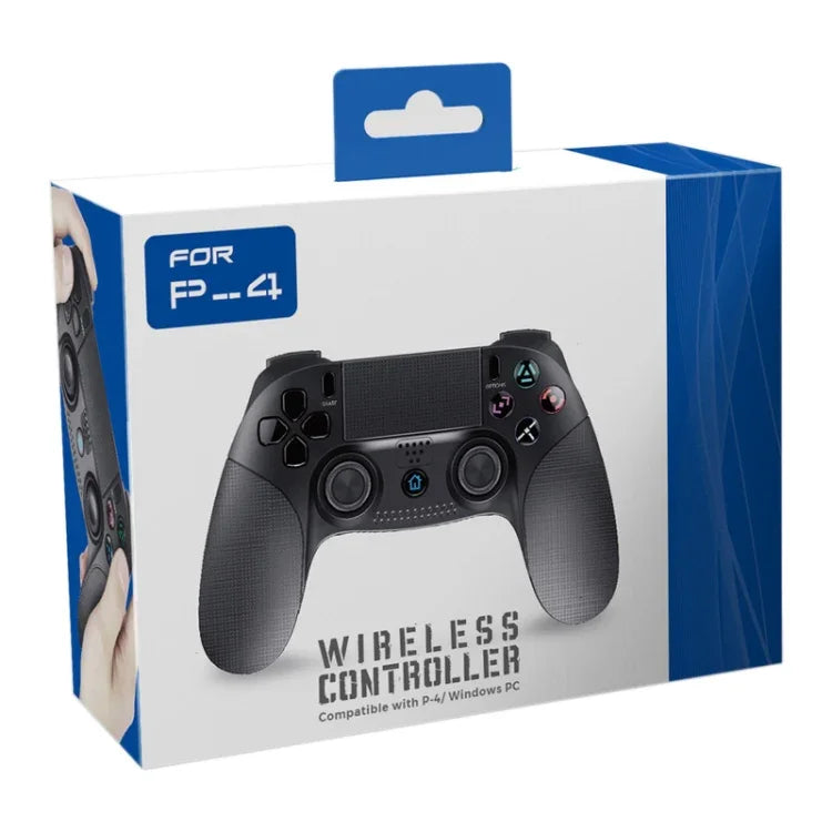 จอยเกมไร้สายสำหรับคอมพิวเตอร์ มอเตอร์คู่ สำหรับ PS4 / PS3, XB-006 สีดำ