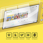 เคสซิลิโคนปกป้องเต็มรูปแบบพร้อมฟิล์มกันรอยหน้าจอสำหรับ Switch Lite จาก iPLAY