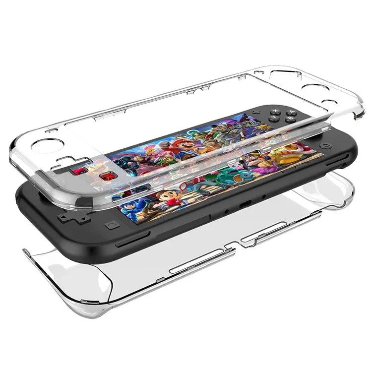ฝาครอบป้องกัน PC ใสเป็นมิตรกับสิ่งแวดล้อมสำหรับ Nintendo Switch Lite ฝาครอบป้องกัน PC