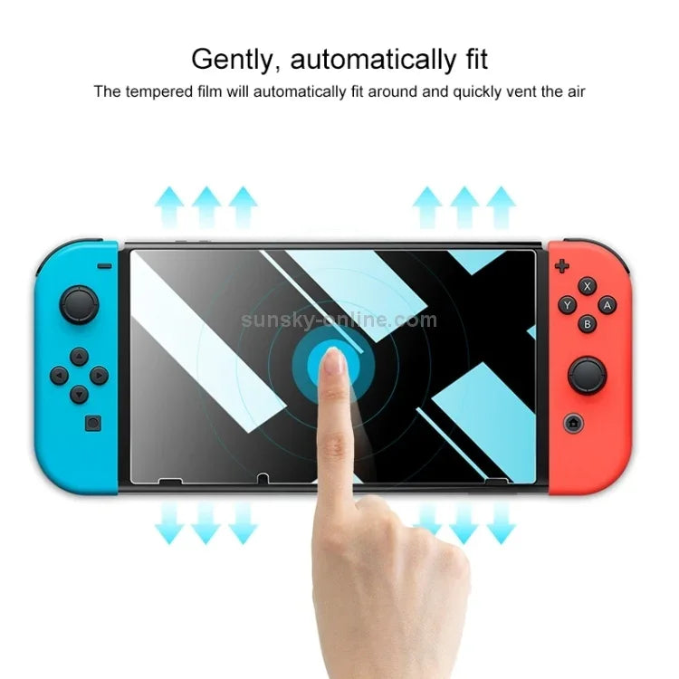 ฟิล์มกระจกนิรภัยกันรอยขีดข่วน 9H ความคมชัดสูงสำหรับ Switch Lite, สำหรับ Switch Lite