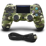 จอยเกมมีสายสำหรับ Sony PS4, ลายพรางสีเขียว
