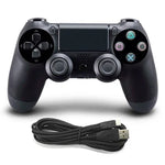 จอยเกมมีสายสำหรับ Sony PS4, สีน้ำเงิน, ขาว, ดำ