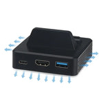 สถานีแปลงสัญญาณวิดีโออเนกประสงค์พร้อมที่ยึดสำหรับ Switch, สถานีแปลงสัญญาณ