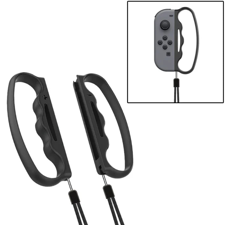 ด้ามจับเล็ก iPlay สำหรับเกมมิ่ง จอยเกมพร้อมสายรัด สำหรับ Switch Joy-Con, สีดำ, แดง