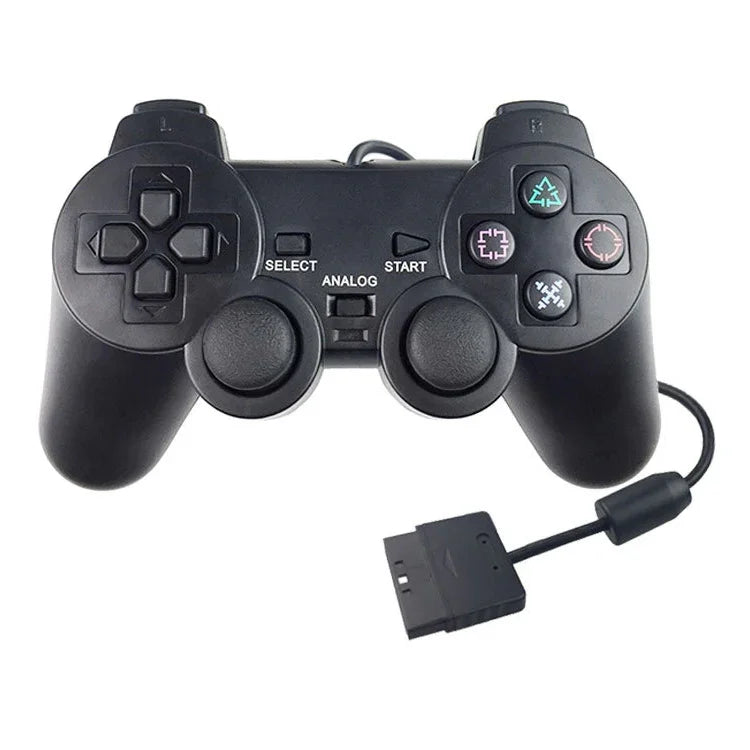 จอยแพดสั่นสองจังหวะ จอยเกมมีสายสำหรับ PS2