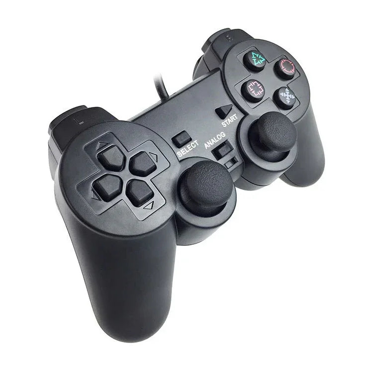 จอยแพดสั่นสองจังหวะ จอยเกมมีสายสำหรับ PS2