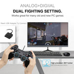จอยแพดสั่นสองจังหวะ จอยเกมมีสายสำหรับ PS2