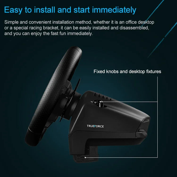 พวงมาลัยเกม Logitech G923 พร้อมแป้นเหยียบและคันเกียร์สำหรับ PS5 / PS4 / PC, G923