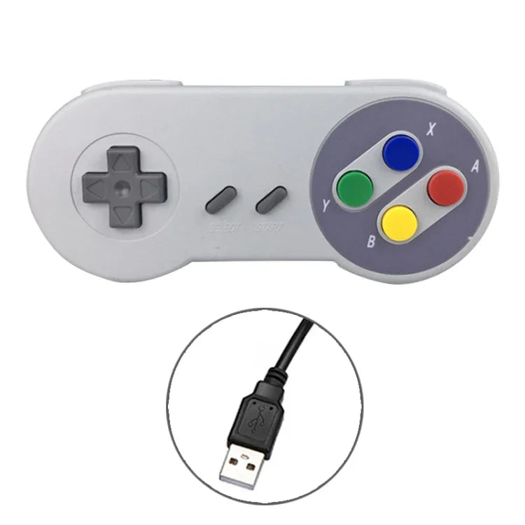 จอยเกมคอนโทรลเลอร์มีสาย USB สีผสมสำหรับคอมพิวเตอร์, จอยเกมคอนโทรลเลอร์มีสาย USB
