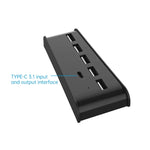 อะแดปเตอร์ USB 6 in 1 ขยายพอร์ตสำหรับ PS5, KJH P5-008