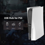 อะแดปเตอร์ USB 6 in 1 ขยายพอร์ตสำหรับ PS5, KJH P5-008