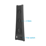 พัดลมระบายความร้อนสำหรับเครื่องเล่นเกม KJH P5-009 สำหรับ PS5, P5-009(สีดำ), P5-009(สีขาว)