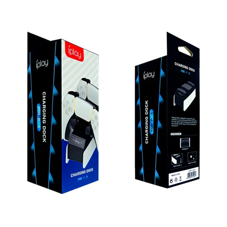 แท่นชาร์จที่นั่งคู่สำหรับจอยเกม iPlay HBP-245 สำหรับ PS5, HBP-245