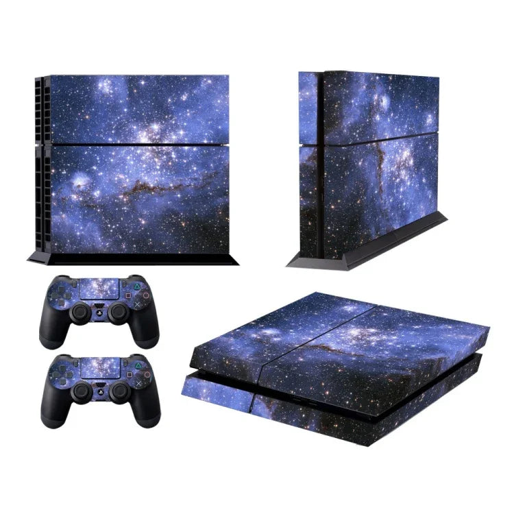 สติกเกอร์ฟิล์มกันรอยลายแฟชั่นลายท้องฟ้าดาวสำหรับ Sony PS4, ลายท้องฟ้าดาว