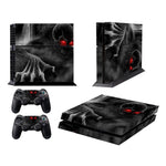 สติกเกอร์ฟิล์มกันรอยลายแฟชั่นลาย Dark Devil สำหรับ Sony PS4, ลาย Dark Devil