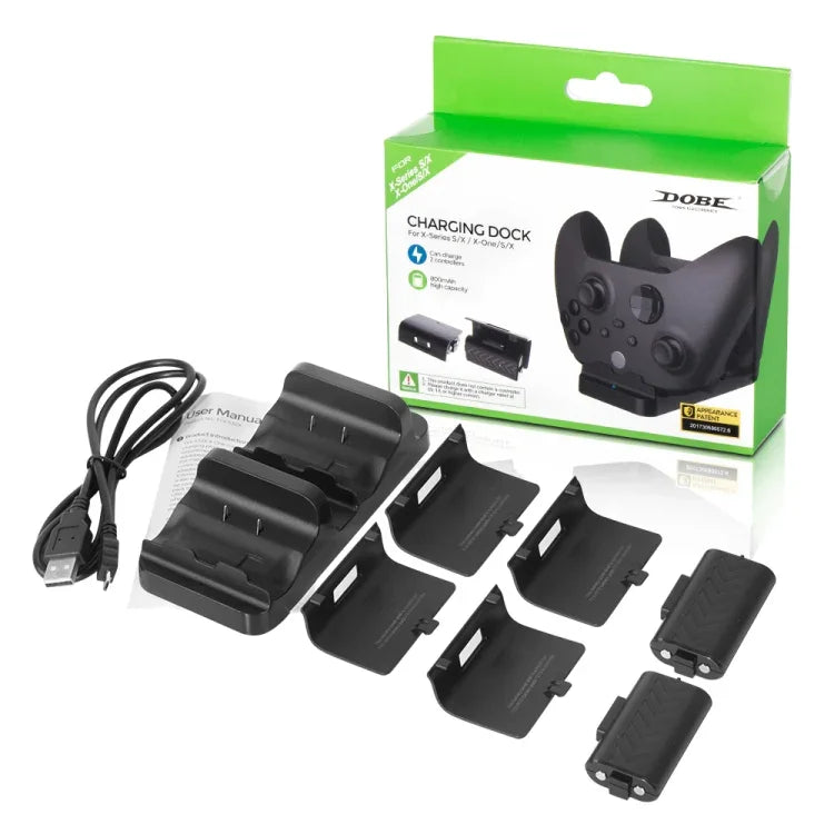 แท่นชาร์จคู่ DOBE TYX-532X พร้อมแบตเตอรี่สำหรับ Xbox Series, DOBE TYX-532X