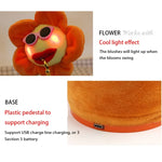 ของเล่นตุ๊กตาผ้าบลูทูธสไตล์แซกโซโฟน Sunflower สำหรับเด็กและผู้ใหญ่ รองรับการชาร์จ USB และแบตเตอรี่