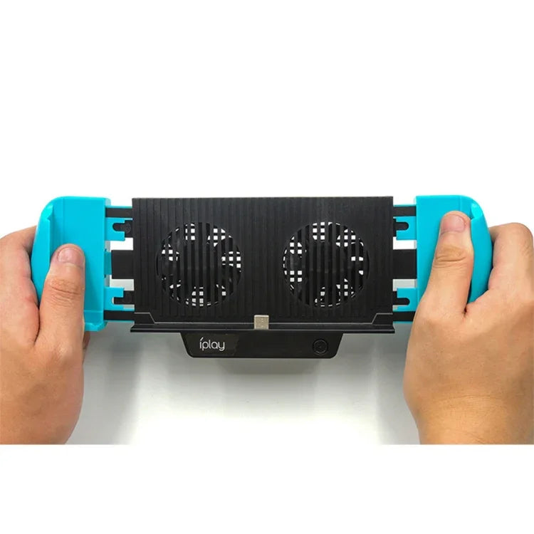 ที่จับชาร์จพร้อมแท่นวางและพัดลมระบายความร้อน IPLAY สำหรับ Switch Lite