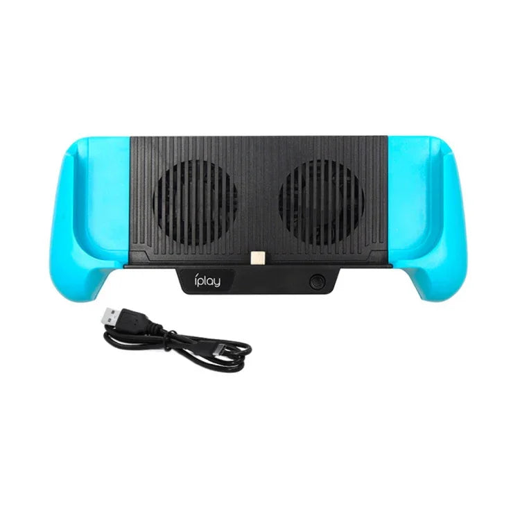 ที่จับชาร์จพร้อมแท่นวางและพัดลมระบายความร้อน IPLAY สำหรับ Switch Lite