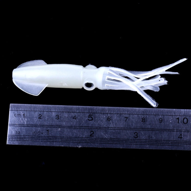 เหยื่อปลาหมึกพลาสติกนุ่ม 5 ชิ้น HENGJIA เหยื่อปลาปลอมแบบไบโอนิค ความยาว 9 ซม. เรืองแสง ท่อสีสันสดใส