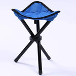 Hiking Outdoor Camping  Fishing Folding Stool Portable Triangle Chair Maximum Load 100KG Folding Chair Size:22 x 22 x 31cm, Fishing Folding Stool(Red), Fishing Folding Stool(Blue), Fishing Folding Stool(Green)