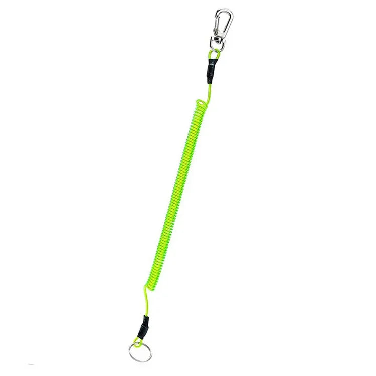 Outdoor Multi-functional Anti-lost Keychain TPU Spring Lanyard, Length: 32cm, Anti-lost Keychain (Grey), Anti-lost Keychain (Green)