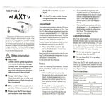แว่นขยายทีวี 2.1X รุ่น 7012J สำหรับผู้มีสายตาสั้น (ช่วงสายตา: 0 ถึง -300 องศา)